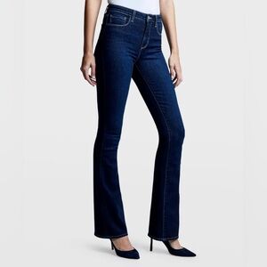 L’EGANCE Selma High-Rise Sleek Baby Boot Jeans